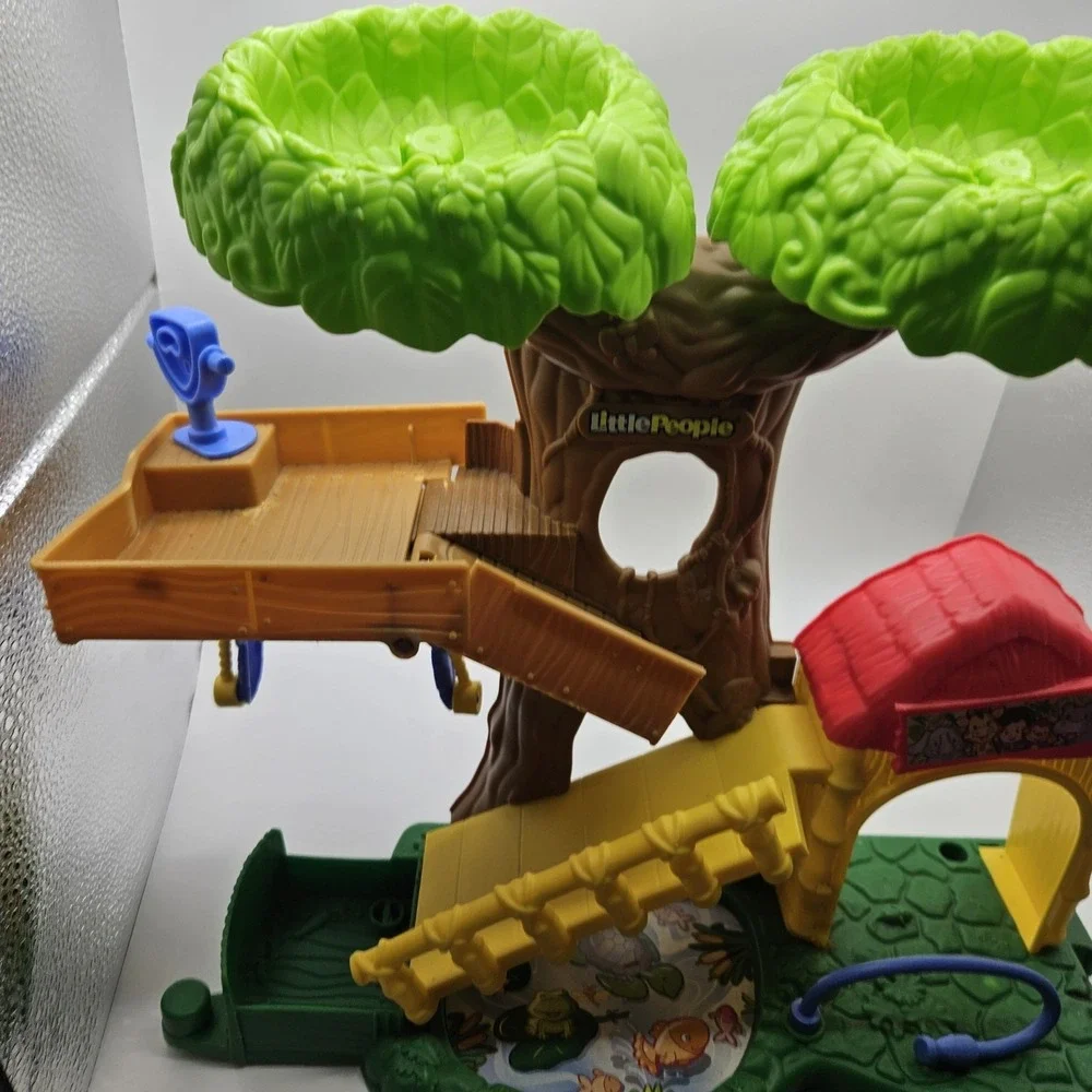 Fisher‎ Price Little People Big Animal Zoo Treehouse Playset Only Swing Pond